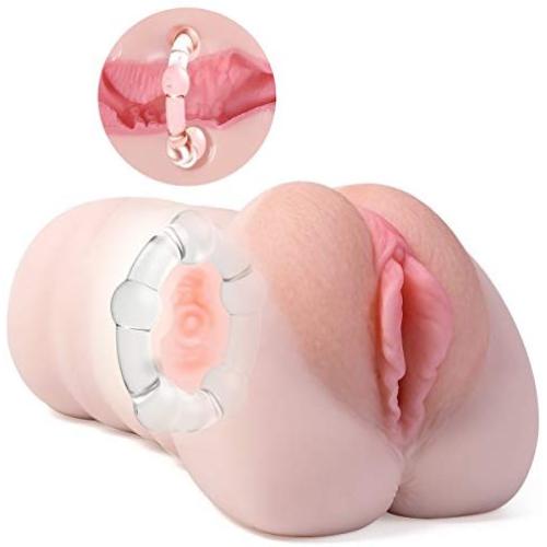 Male Masturbators Sex Toys, Diana Pocket Pussy 3D Realistic Vagina Masturbator Adult Toys Close-Ended Stroker Built-in Cock Ring Sexual Exerciser for Man Masturbation