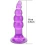 7PCS Silicone Jelly Anal Vibrator Beads Dildo Vibration Massager Sex Toys Masturbation Butt Plug Vibrator