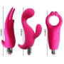 Vibrator, Oomph! Multi-speed Magic Wand Waterproof Massager Vibrator Sexy Kits for Women(Red)