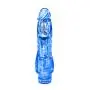 Naturally Yours - Fantasy Vibe - 8.5&quot Soft Realistic Long Vibrating Dildo - Multi Speed Flexible Vibrator - Waterproof - Sex Toy for Women - Sex Toy for Adults (Blue)