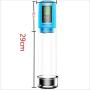 Heiwy Male Mens Electric Vacuum Pump Enlarger Muscle Exercise Body Enhancement Extender Waterproof Massager with LED Panel