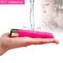 Bullet Vibrator Mini Clitorial Stimulator Women, Silicone Adult Massager Sex Toy Rechargeable 16 Speeds Waterproof G-spot Vibrator for Women Couples (Pink)