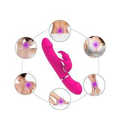 X-R Silicone Vibrating Rod Big V?bration Sexaadd Toy for Women Automatic Sexaadd Machine Telescopic Heating Rotation Waterproof Soft Safety