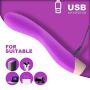 G Spot Vibrator Sex Toy for Women, SHEQU Vibrating Dildo Sex Massager Vagina Clit Stimulator Vibes with 10 Speeds Rechargeable Couples Masturbator Adult Novelty Gift (Purple Lora)