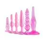 Raycity 6 Pack Anal Butt Plugs-Anal Trainer Toys for Prostate Massager Sex Games for Man Female (Pink) Raycity 6 Pack Anal Butt Plugs-Anal Trainer Toys for Prostate Massager Sex Games for Man Female (Pink)