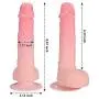 8 Inch High Quality Electronic Vibrating Lifelike Handsfree Wireless Waterproof Massage Women Adult Toys