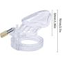 Must Have Cage Compare to CB6000 Short Male Chastity Device 5 Different Cock Rings by Manhood Academy Made in USA (Clear) Must Have Cage Compare to CB6000 Short Male Chastity Device 5 Different Cock Rings by Manhood Academy Made in USA (Clear)