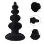 Romi Silicone Suction Cup Anal Trainer Butt Plugs Anal Plug - Five Beads Pagoda Anal Sex Toy Romi Silicone Suction Cup Anal Trainer Butt Plugs Anal Plug - Five Beads Pagoda Anal Sex Toy