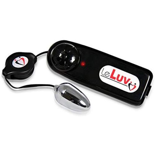 LeLuv Vibrator Mini Silver Bullet Retractable Wire Multi-Speed Massager Egg