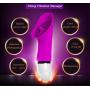 Waterproof Wand Massager by Cordless Handheld Therapeutic Vibrations - Best Rated for Travel Gift - Magic Stress Away - Perfect Massage on Back Legs Hand Pains