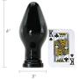 Topco Sales Down Dirty 5 1/2" Butt Plug, Black