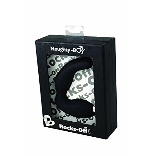 Rocks Off Naughty-boy Double P Spot Silicone Massager, Black
