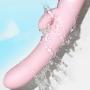 Donerty Silicone USB Rechargeable Sucking Heating Vibrantor for Women Vibrating Toys