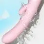 Donerty Silicone USB Rechargeable Sucking Heating Vibrantor for Women Vibrating Toys