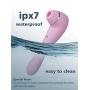 REALGIRL Clitoral&Nipple Sucking Vibrator G Spot Vibrator &Stimulator Dual Adult Sex Toy, 8 Vibration Modes Vagina Massager Waterproof Vibrating Dildo Rechargeable Massager for Solo Masturbation and