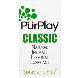 PurPlay from Keys Classic Natural Spray and Play Intimate Personal Lubricant Formulated with Organic Coconut and Avocado Oils – Chemical and Silicone Free, Gluten Free and Vegan, 1 Fluid Ounce