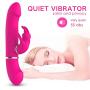 Labibing 2019- Ergonomic Rope Massager Treatment Recovery - Relaxation Dual Motor Vibration Muscle Sore Silicone Waterproof and Thrusting Rotating Vibrating Personal Foot Massage Labibing