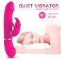 Labibing 2019- Ergonomic Rope Massager Treatment Recovery - Relaxation Dual Motor Vibration Muscle Sore Silicone Waterproof and Thrusting Rotating Vibrating Personal Foot Massage Labibing