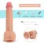 Vibrating Realistic Dildo Vibrator with 360° Rotation and Thrusting, Adorime Silicone G-Spot Dildos with Strong Suction Cup and Wireless Remote Control - Rechargeable Waterproof Sex Toys for Women