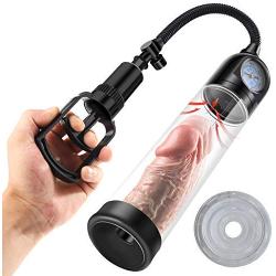 NewMaxer Manual Penis Vacuum Air Pump Strengthen Enlarger Booster Extender Device for Men Massage