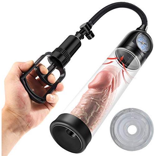 NewMaxer Manual Penis Vacuum Air Pump Strengthen Enlarger Booster Extender Device for Men Massage