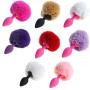 Fanct New Funny Love Faux Fox Tail Buttpluģ