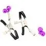 Eastern Delights Elite SM Screw Breast Nipple Clamps Vice(Purple Bell)