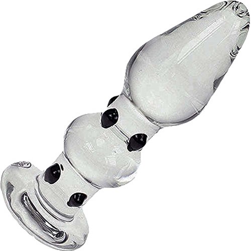 Glass Anal Plug, Prostate Massager and JO H20 Water Based Lube (1oz)