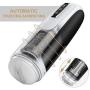 Male Masturbator Cup-Automatic Men Masturbation with 10 Powerful Thrusting&Rotating Modes, Hands Free-Stroker Featured 3D Texture Vagina Pocket Pussy Sex Toys for Man Orgasm