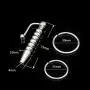 Risunpet Male Silicone Penis Plug Urethral Sound Catheter Dilator Stretching Tube Through-Hole for Beginner Men Sex Toy (Silver Size1) Risunpet Male Silicone Penis Plug Urethral Sound Catheter Dilator Stretching Tube Through-Hole for Beginner Men Sex Toy (Silver Size1)