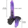 USLong Strap on Harness for Women Couples with Double Heads - Purple USLong Strap on Harness for Women Couples with Double Heads - Purple