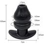 Electro Shock Hollow Butt Plug Anal Speculum Enema Cleaning Anus Electro Stimulation Silicone Adult Sex Toys