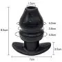 Electro Shock Hollow Butt Plug Anal Speculum Enema Cleaning Anus Electro Stimulation Silicone Adult Sex Toys Electro Shock Hollow Butt Plug Anal Speculum Enema Cleaning Anus Electro Stimulation Silicone Adult Sex Toys