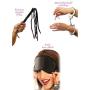 Pipedream Fetish Fantasy Lovers Fantasy Kit  Leather whip  Metal Handcuffs with Keys  and Satin Love Mask