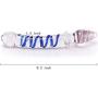 Crystal Glass Pleasure Wand Dildo Penis - AKStore - Blue Realistic Spiral