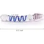 Crystal Glass Pleasure Wand Dildo Penis - AKStore - Blue Realistic Spiral