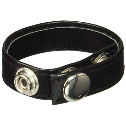 California Exotics Leather 3 Snap Ring