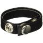 California Exotics Leather 3 Snap Ring