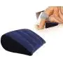Ladovin Inflatable Triangle Support Pillow, Portable Magic Cushion Body Pillow for Sleeping, Positioning for Deeper Position Support Pillow, PVC Flocking Travel Pillow