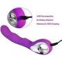 Powerful Motor Flexible Silicone Wand Massager with 10 Powerful Speeds Mode,USB Rechargeable-Arbitrary Bending for Massage Your Back Neck Shoulder Sore - Waterproof (Purple)