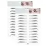 DKAF 2 Pcs 3D Hair-Like Authentic Eyebrows, Waterproof Imitation Ecological Natural Tattoo Eyebrow Stickers, Grooming Shaping Brow Shaper Makeup Eyebrow Transfer-E13