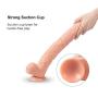 A23 XINKONGG 43cm/16.9in Female Silicone Tool Silicone-Dîldɔ Female Relaxing Massage Simulating The Penis is Lifelike