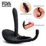Superior Quality Male Longer Lasting Shake Rooster Ring with Contented Brush Silicone Happy Toys Mens Rings Shock