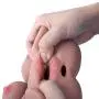 SSCZX Sex Toys Real Life Size Silicone 3D Doll with Breasts Vagina Anal  Ass