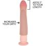 Silicone 2" Penis Extension - Realistic Cock Extender with Veins and Lifelike Tip