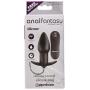 Anal Fantasy Remote Control Silicone Plug, 4 Inch, Waterproof, Black