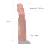 Soft Silicone Penis Extender Enlarger Sleeve Condom Sexual Delay Ejaculation Toy for Men(7.5inch)