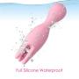 High-end G-spot Vibrators, SVAKOM Nymph Soft Moving Finger Clitoral G-spot Vibrator, Vagina Massager, Nipples Ears Stimulator, IPX7 Waterproof, Rechargeable, Sex Adult Toys, Foreplay Fun for Couple