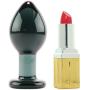 Crystal Premium Glass Plug - Large - and JO H20 Water Based Lube (1 oz)