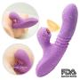 Six Toy with Tongue and Suction Clǐtorals Suctǐon Toy, USB Rechargeable Waterproof Powerful Powerful but Quiet Sucking Toys